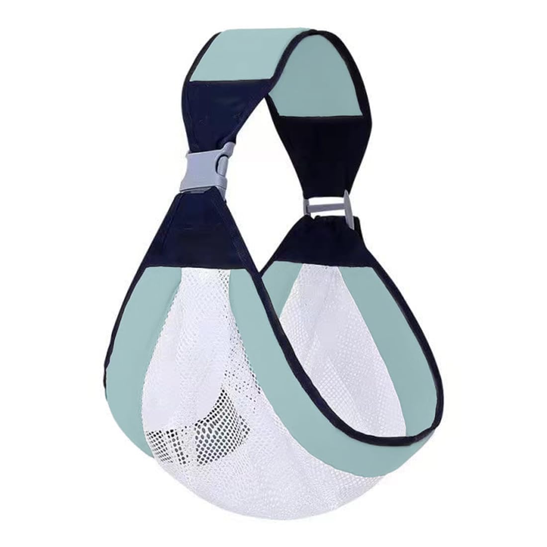 Ergonomic Baby Strap Carrier, for Newborn, Breathable Mesh One Ergonomic Baby Holder Carrier (Green)