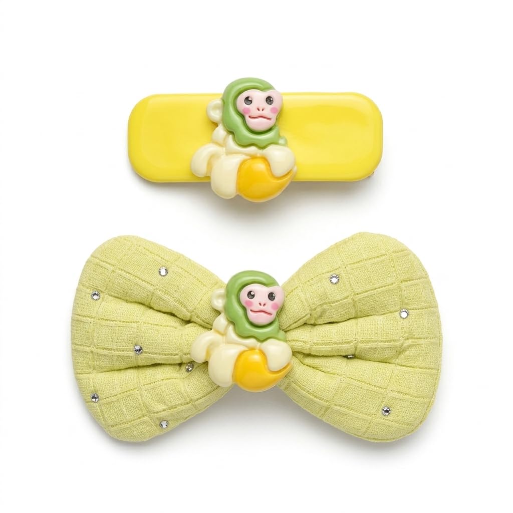 Catch Up Hair Clips Set for Girls – 2 Pieces Cute Hair Claw Clips, Strong Hold Non-Slip Design, Lightweight Comfortable Hair Accessories for Daily Use, School & Parties