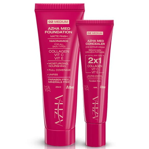 Concealer 12 ml 02 + Foundation 02 25 ml