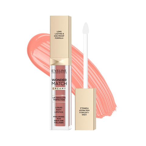 Eveline Wonder Match Liquid Matt Lipstick - 09 DREAM NUDE