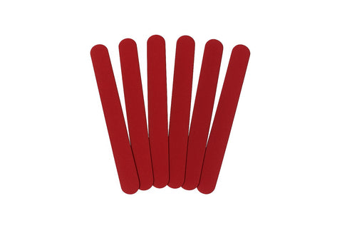 6PCS Emery Boards Nail Files Set – Professional Double-Sided Nail Filer Tools for Manicure & Pedicure – Medium Grit Curved Fingernail Files for Natural, Acrylic & Gel Nails – Assorted Colors