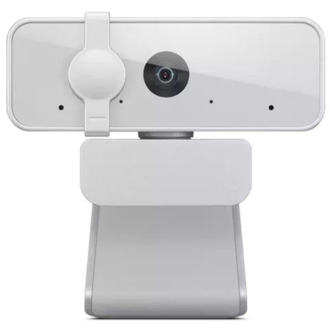 Lenovo 300 FHD Webcam, 1080p, Stereo Microphone, USB Camera for Live Streaming and Video Calling, Privacy Cover, Plug and Play, Desktop or Laptop, Windows, Mac, Cloud Grey, GXC1B34793