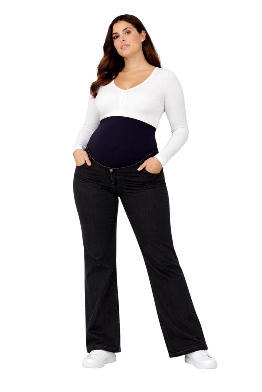 Astret Maternity Jeans With Side Tapes - Modern And Comfortable Design For A Unique Youth Look