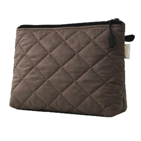 BAM Collection Makeup Bag Ladies Multipurpose Bag for Small Items Like Makeup, Cosmetics, Pens Perfect Sizes 21cm Length 17.5cm-3019 (BLACK2)