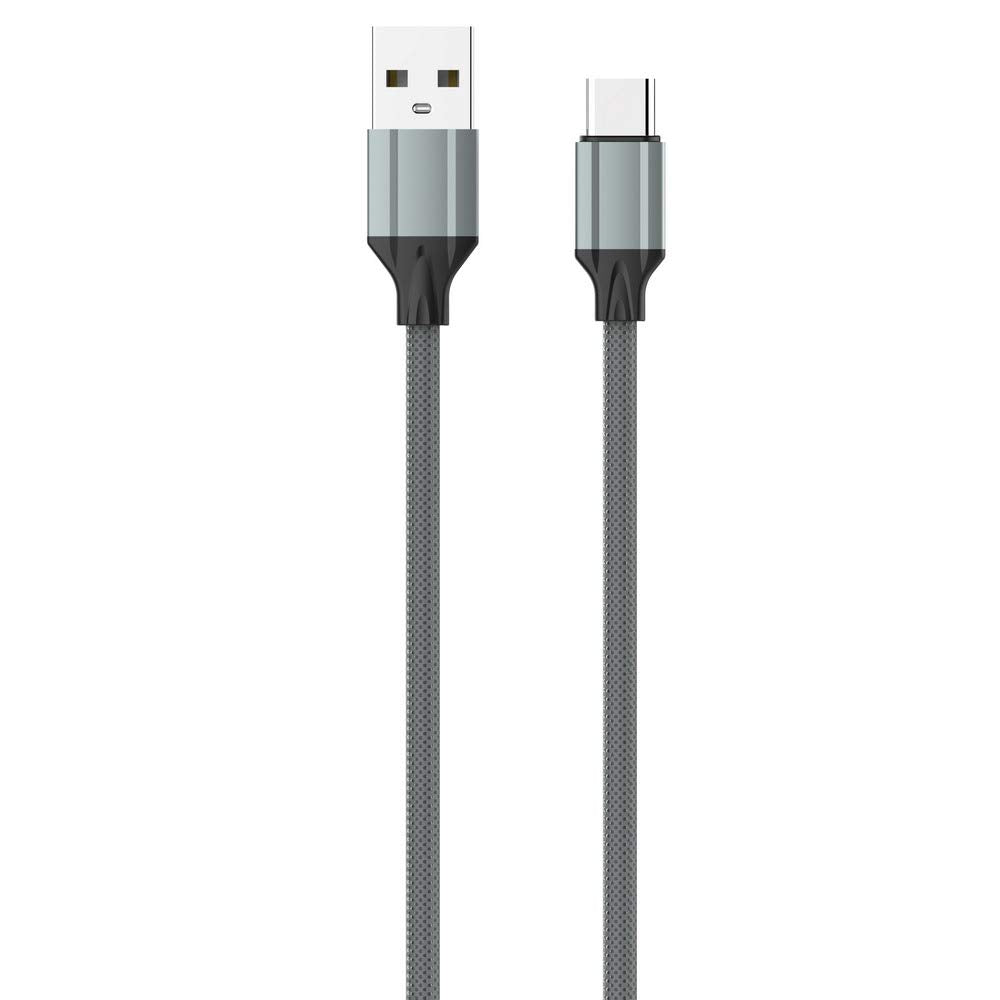 LDNIO LS441 Mobile Phone Cables 2.4A Fast Charging Type-C USB Cable 1M - Grey