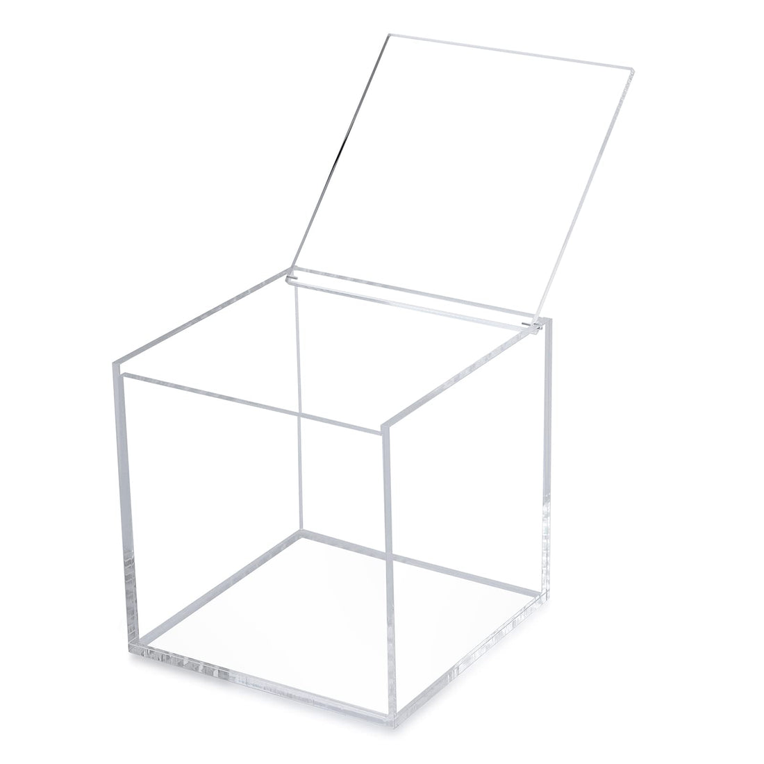BEST MEDIA Transparent Acrylic Coffee Pod Holder with Lid for Nespresso OriginalLine, a Capsule Dispenser, Tea Bag and Sugar Storage Box- Modern - 1 Piece - Transparent