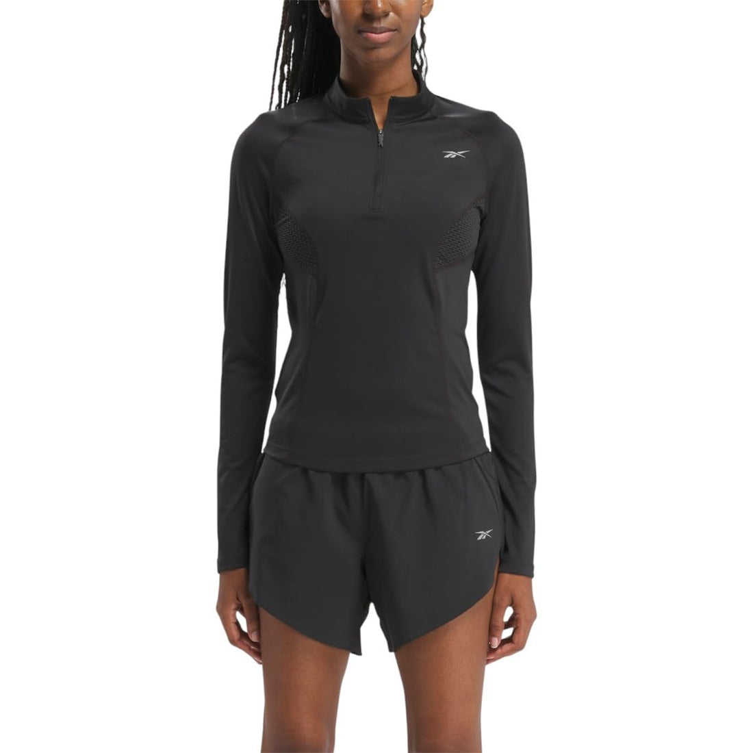 Reebok womens Running 1/4 Zip Sweatshirt