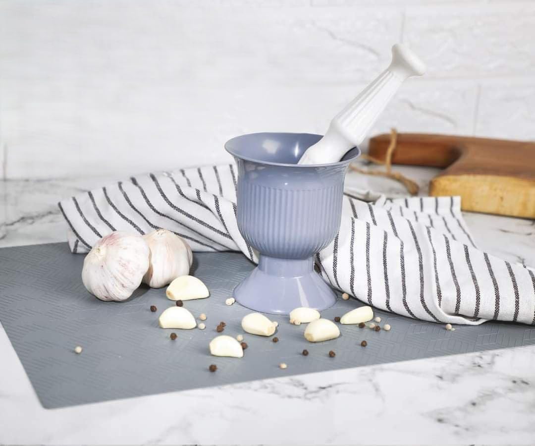 Generic Plastic Mortar and Pestle, Multi-Purpose Garlic Crusher, .smk