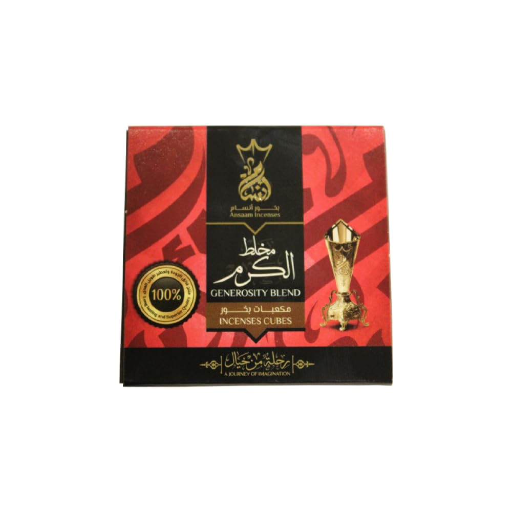 Ansam Incense Cubes | Charcoal Bricks or Electric Incense Burner in the Form of Chocolate (Oudh Al Karim)
