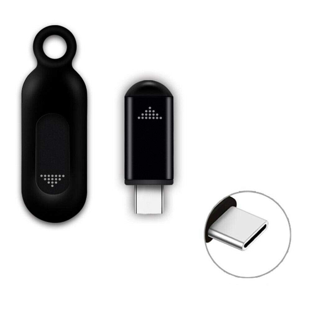 R02 Type-C Smartphone IR Remote Controller Adapter for Android Smart Phone Mini Infrared Universal Control All in One Air Conditioner/TV/DVD/STB (Black)