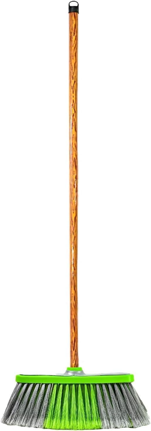Classico Soft Broom With Handle (Green)