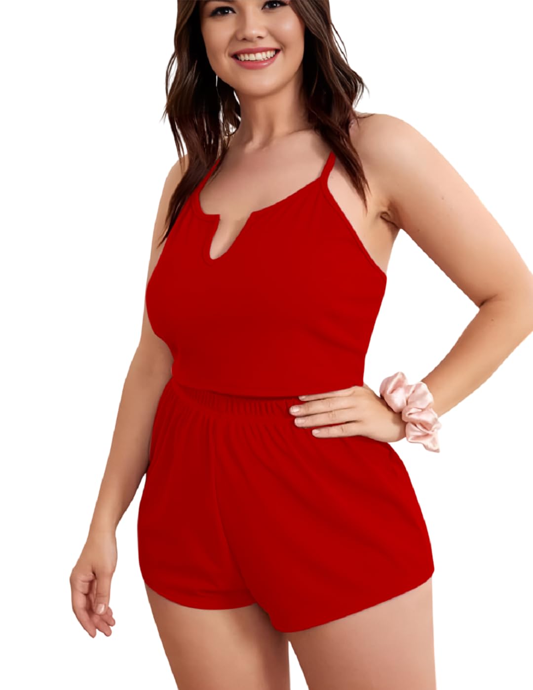 MANIKAN women's Pajama hot shorts with top lingerie soft material and Lycra sample design for comfortable use