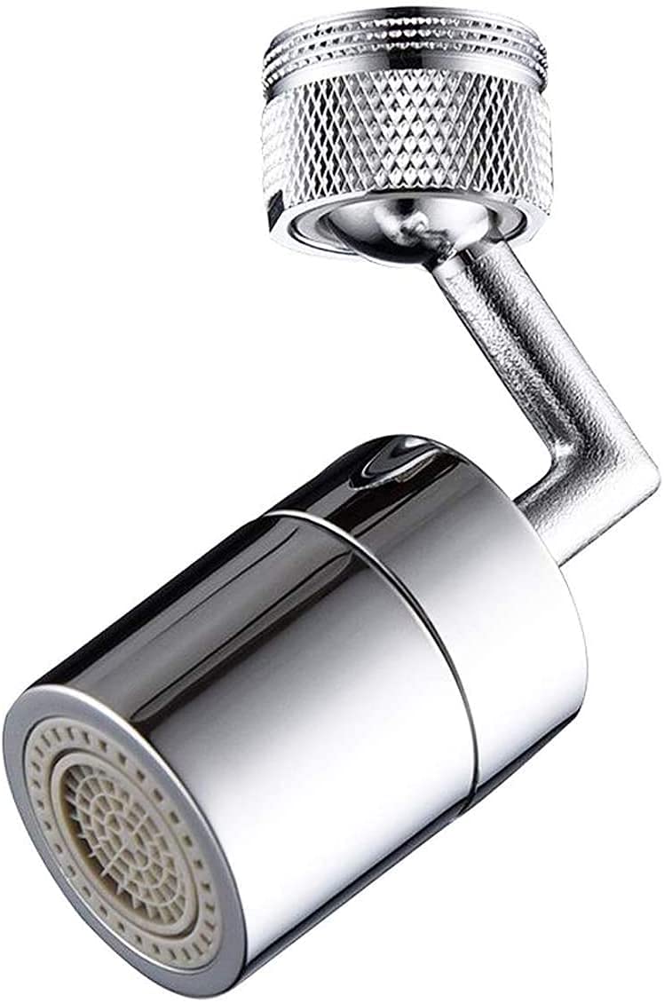Faucet Water Filters Nozzle 720°rotatable Water Universal Splash Filter Faucet Anti-Splash, Oxygen-Enriched Foam, Four-Layer Mesh Filter, Leak-Proof with Double O-Ring