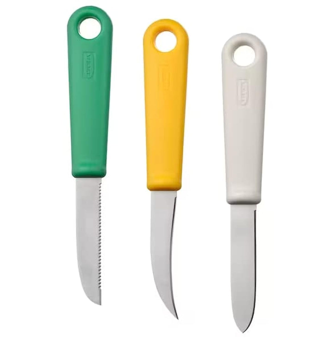 I-K-E-A Peeling Knife, Set of 3, Mixed Colors