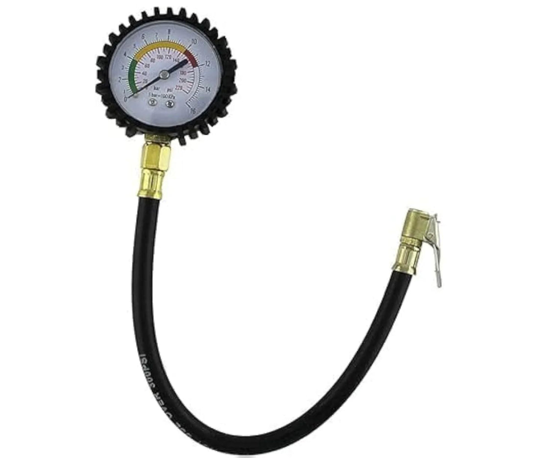 Car Tire Air Pressure Gauge - Car Tire Air Gauge - Coach Car Pressure Gauge - Car Wheel Pressure Gauge - By Zglol Equipment