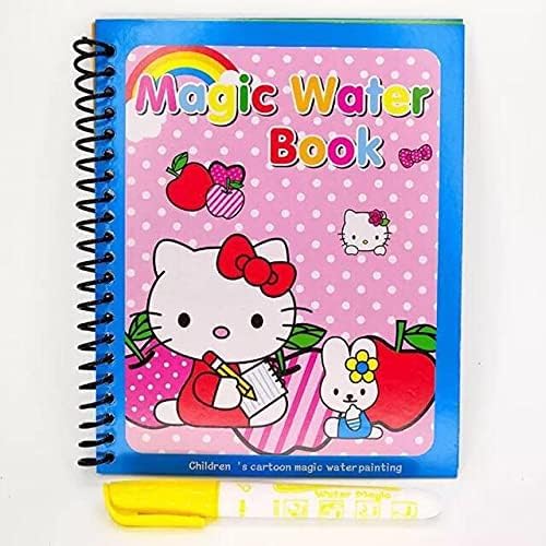 Magic coloring book with water - no mess no stains - fun and educational multiple graphics - boys and girls| color, shapes may vary