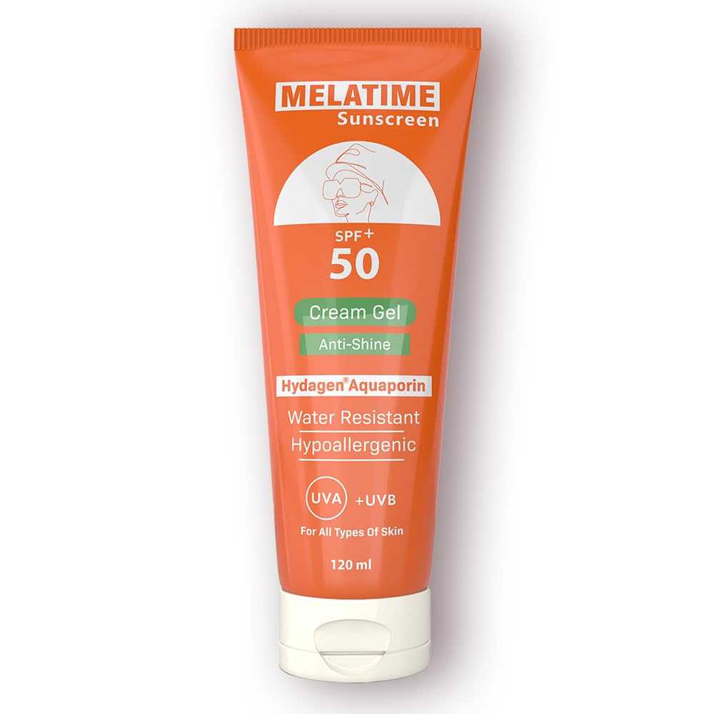 MELATIME SUN SCREEN SPF(50+) SUN GEL Cream 120 GM