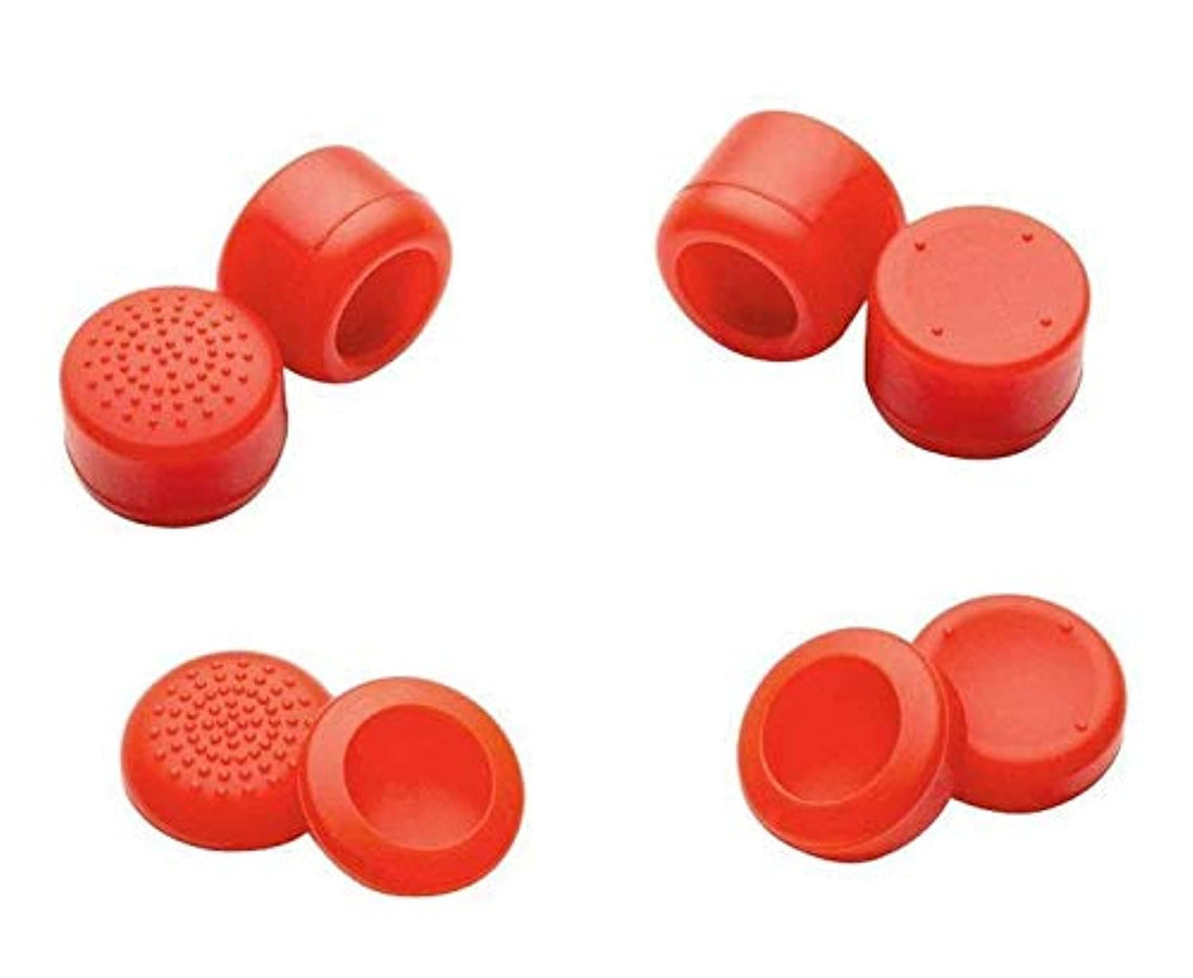 8pcs Silicone Rubber Precision Raised Analog Joystick Thumbstick Thumb Stick Grips Cap Cover for PS4