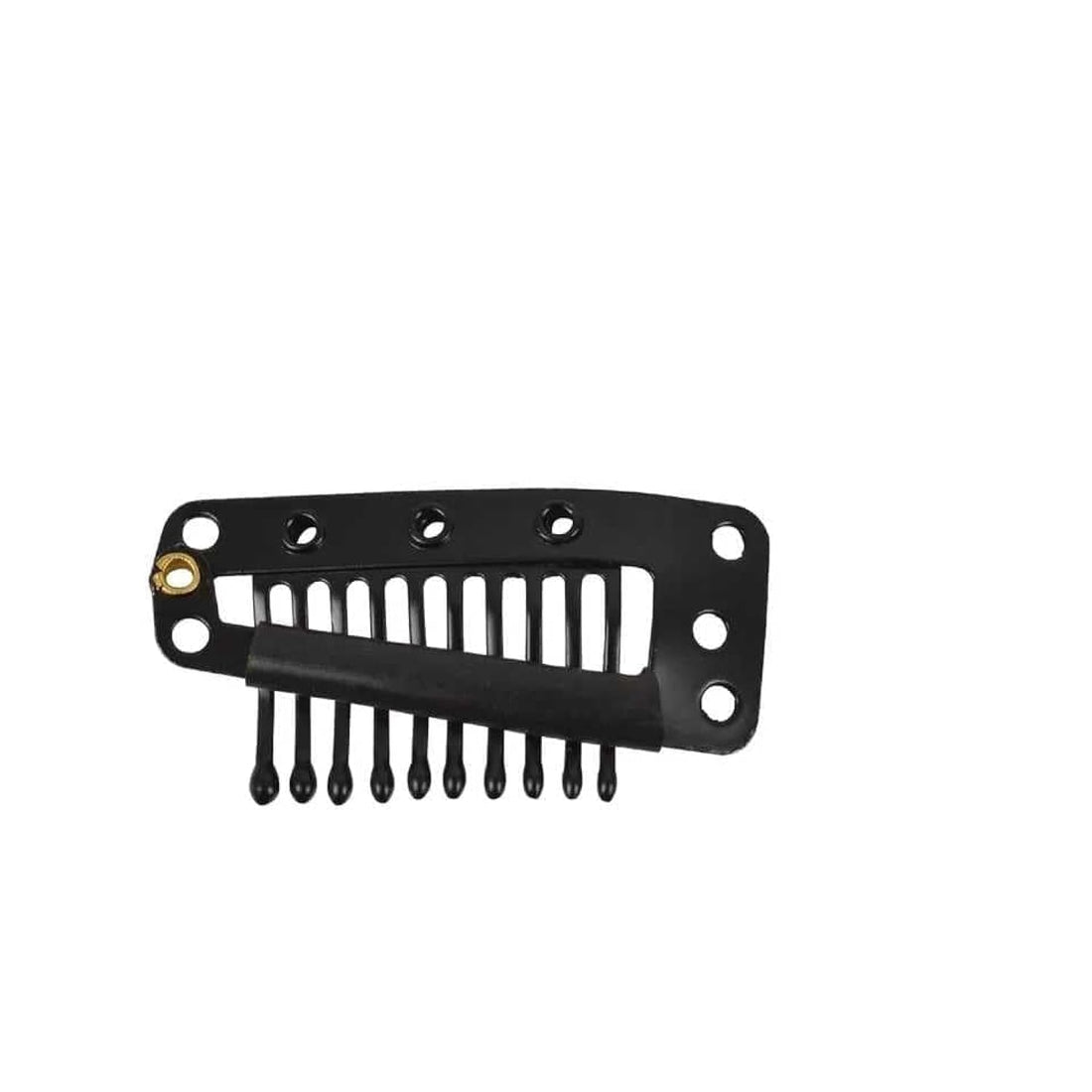 Clips for Hair Extension (3Pcs Black - T shap Hair Extension Clips 36m 10-teeth)