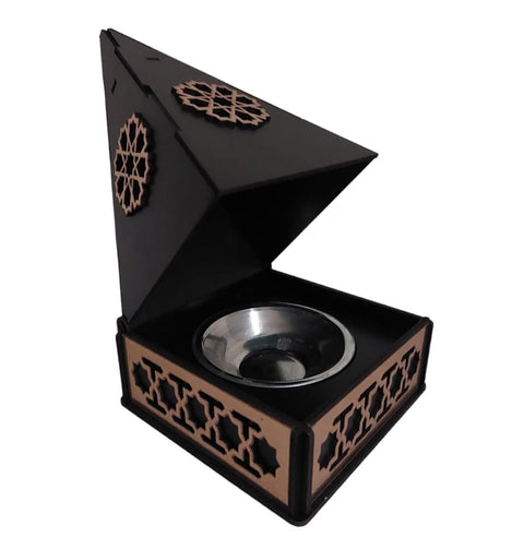 Pyramid Wood Incense Burner Special Design