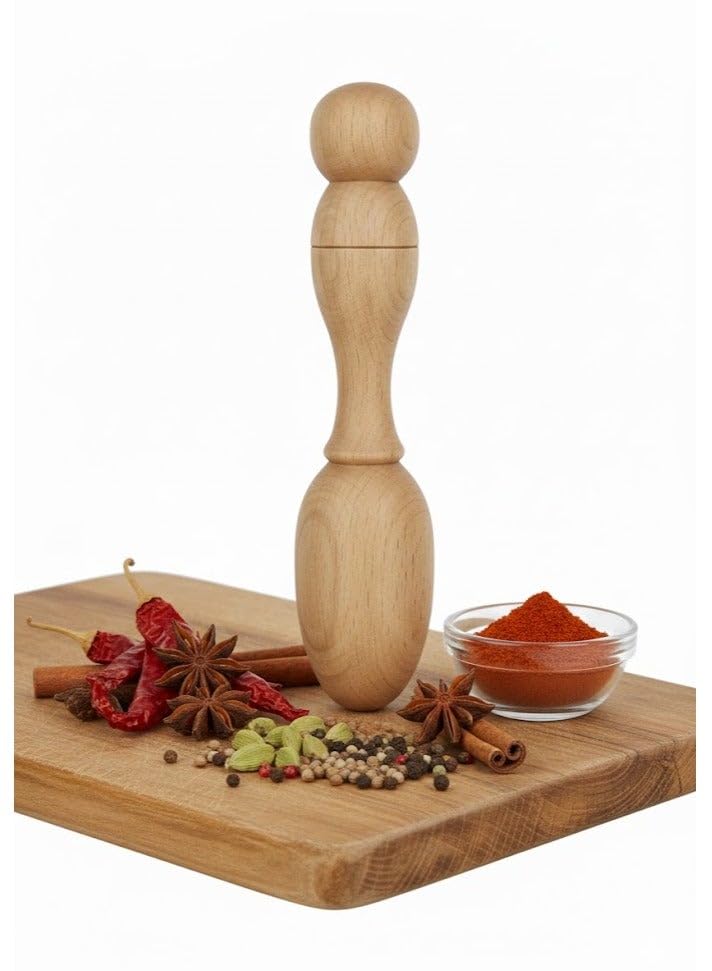 Handcrafted Wooden Pestle for Your Spices