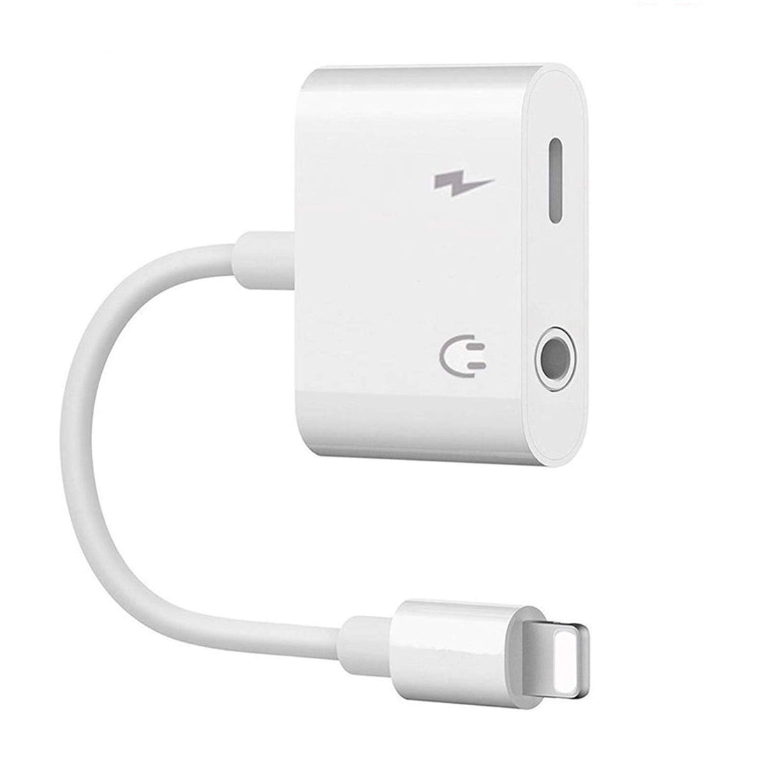 Headphone Jack Adapter for iPhone Car Charger 3.5mm Aux Earphone Audio Splitter and Charge Connector for iPhone 7/8/X/7 Plus/8 Plus/XS MAX Support Jack Dongle Converter and Charger Compatible All iOS
