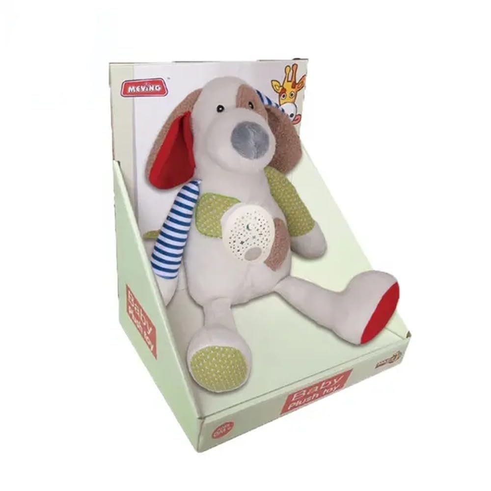 Meying Baby Plush Dog Toy with Lights & Sounds - 033-34