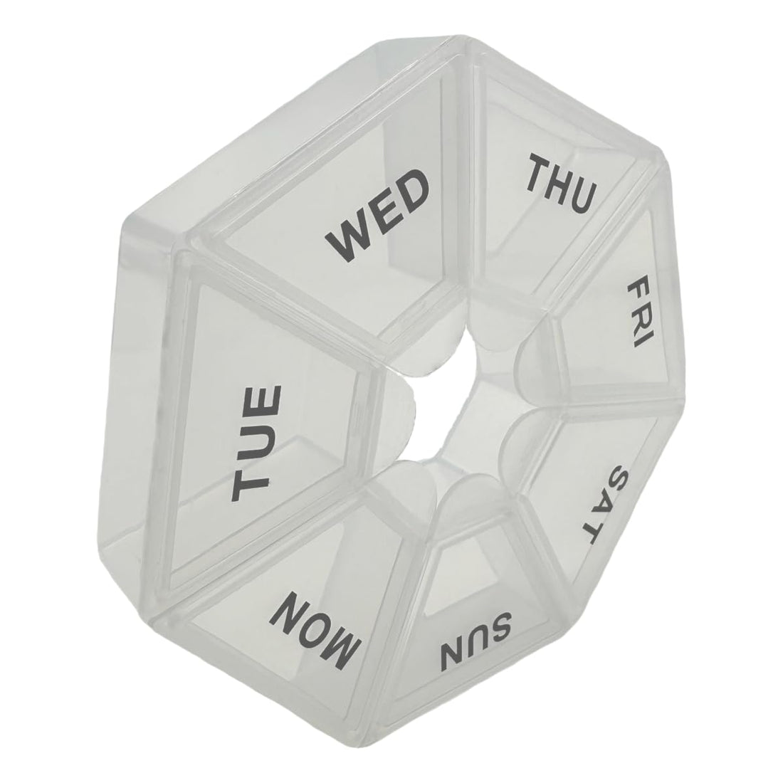 Pill Organizer, Small Pill Box, White Pill Case, Weekly Pill Organizer,Medicine Pill Organizer 1 Time a Day, Pill Container, Pill Holder, Daily Pill Organizer Travel Pill Organizer 7 Day