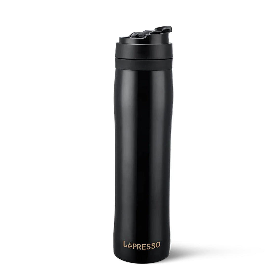 LePresso Stainless Steel Portable French Press - Black