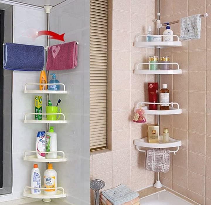 New Imported Corner Bath & Bathroom (Stainless Bar +4Door + Towel + 3hook)