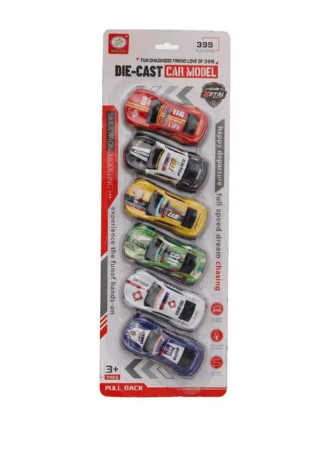 Metal Car Set for Kids - Multicolor