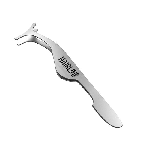 Professional Stainless Steel Slant Tip Tweezer/Threading Tool for Upper Lip, Eyelashes, Face and Body Hair Removal for Men and Women