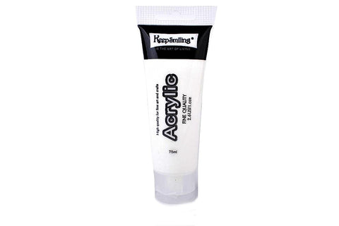 keep smiling Colors Acrylic Color white size 75 ml