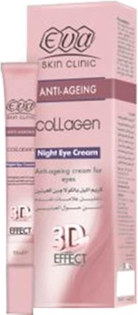 EVA Collagen Night Eye Cream, 15 ml
