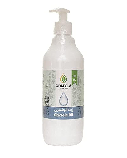 Ormyla Glycerin Oil Raw Skin & Body,Packaging May Vary, 500ml