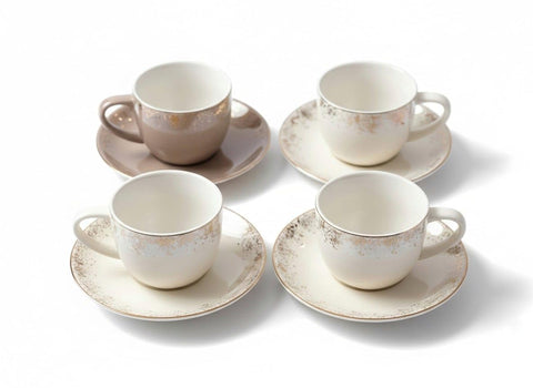 12-Piece Porcelain Tea Set 6 Cups 6 Saucers Elegant Stylish Design Multiple Colors Perfect for Daily Tea Serving or Special Occasions