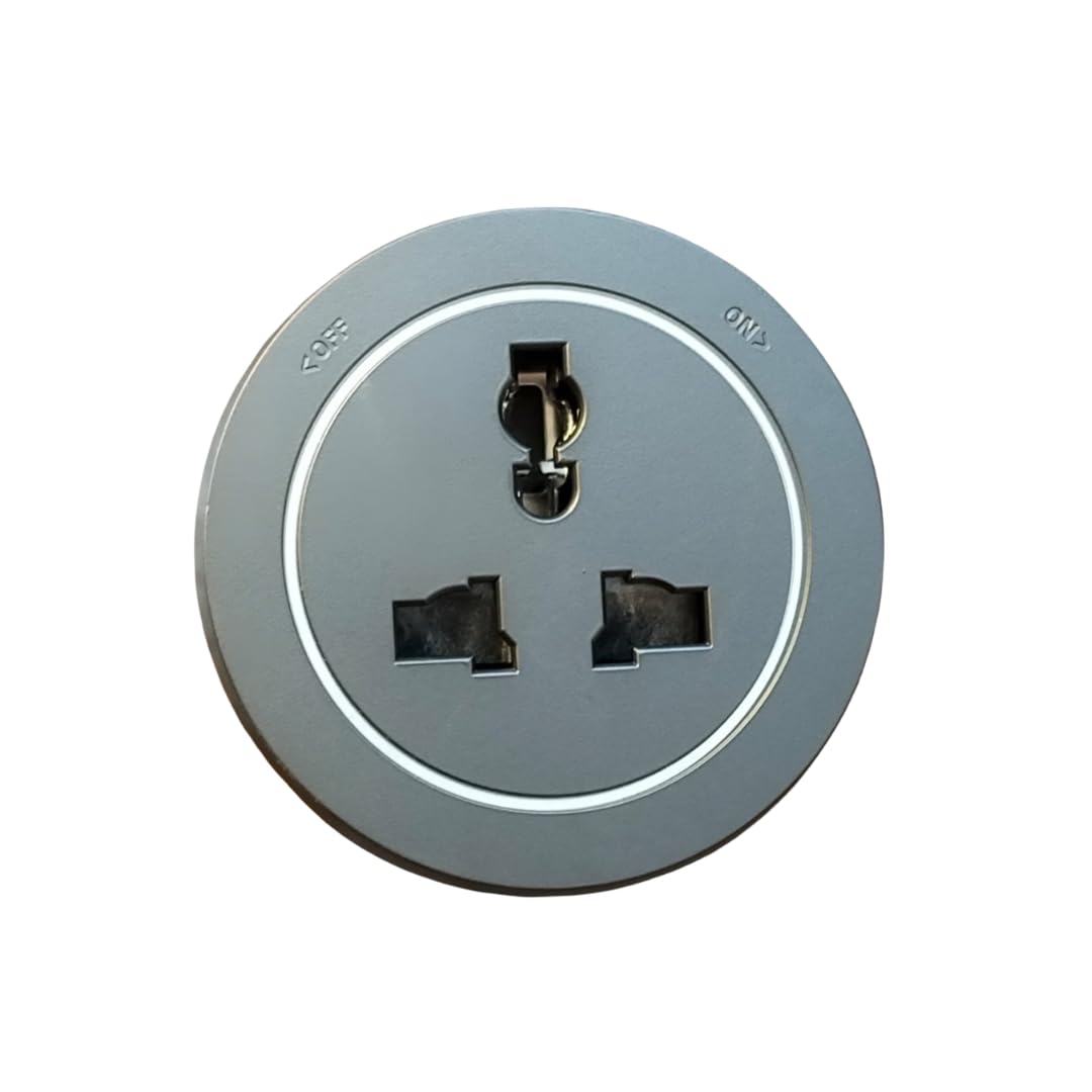 Energy 3600 Watt - Free Shared Socket - Breeza MK Black with Blue Light