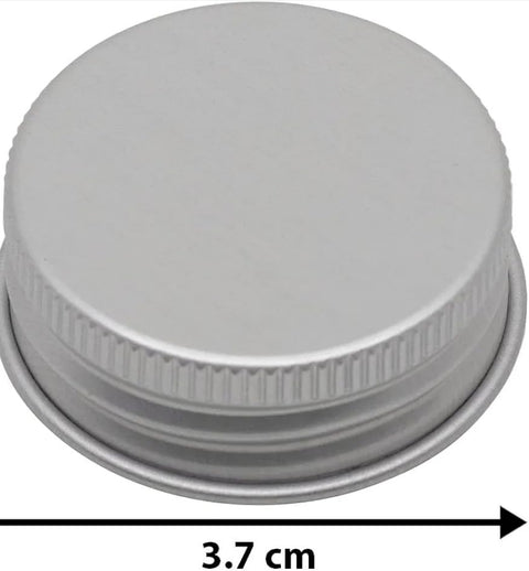 20g Travel Jars Empty Refillable Mini Plastic Jars for Creams, Jewelry, Eyeshadow, Makeup, Cosmetics, Clear and Silver Lid 20g