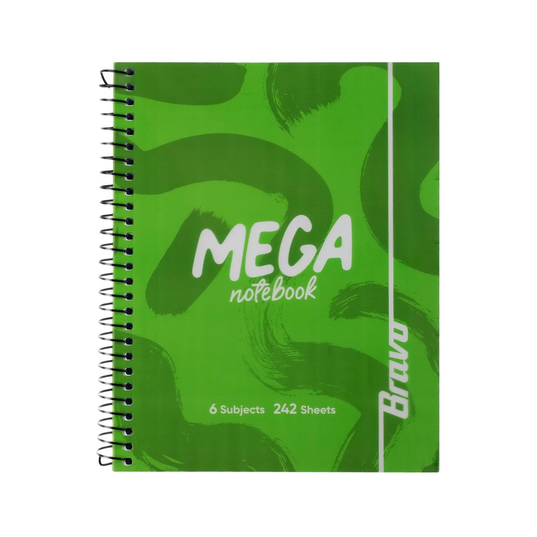 Bravo Neo Mega Notebook, Large, 242 Sheets, Green