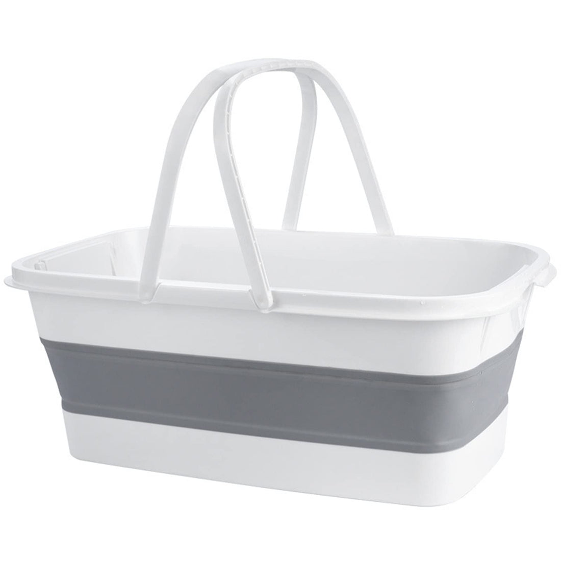 ANATUM Household Mop Buckets， Flat Squeeze Mop With Folding Bucket Hand Free Washing Microfiber Replacement Pad Automatic Spin Floor Mop Household Cleaning