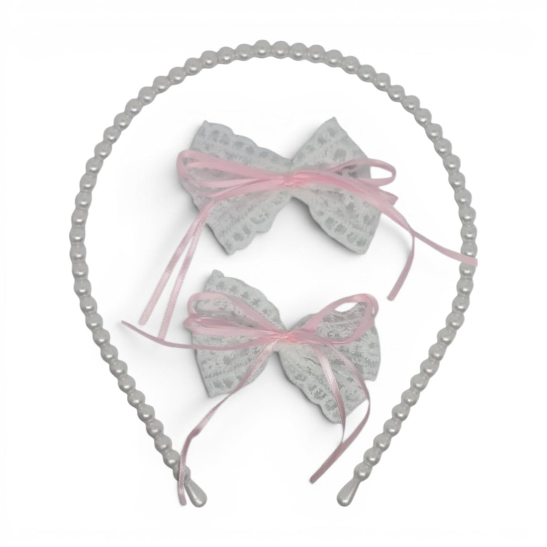 Catch Up Hair Accessories Set for Girls – Headband & 2 Hair Clips Set, Cute Comfortable Design, Lightweight Stylish Hair Accessories for Daily Use, School, Parties & Playtime