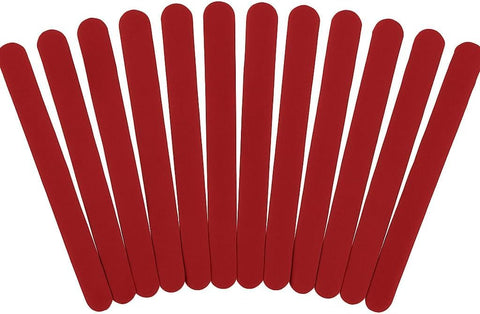 Nail Files Set – Double-Sided Emery Boards for Manicure & Pedicure – Shape, Smooth & Buff Natural or Acrylic Nails at Home or Salon (Assorted Color) (Assorted color, 12, Count, 100/180 Grit)