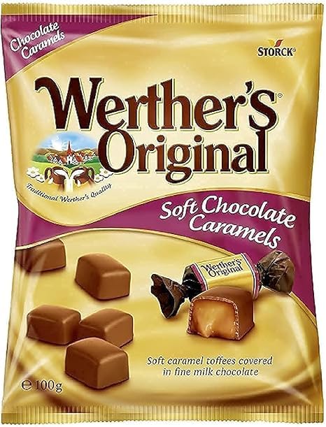 Storck Werthers Chocolate Toffee, 100 gm