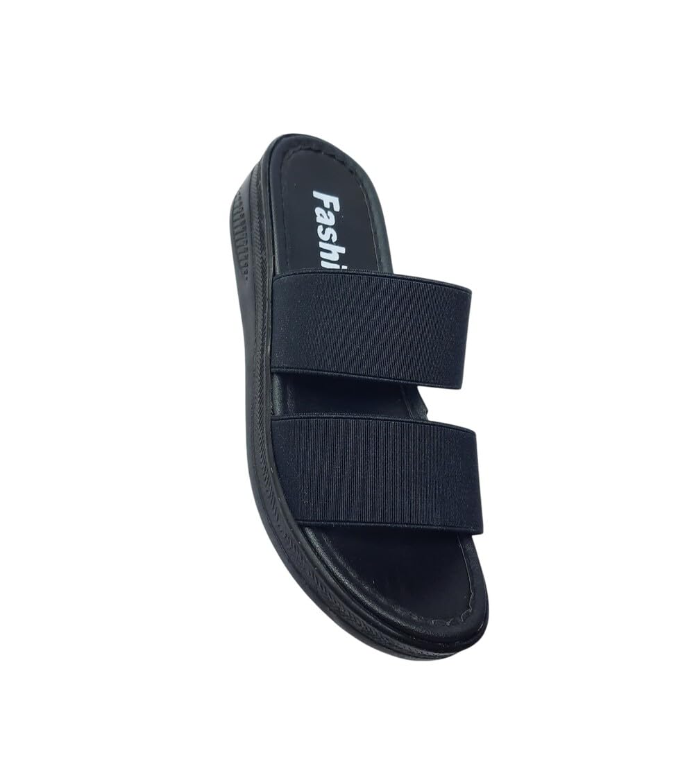 Women's Comfort Slipper 4cm High Sole Elastic Imported Elastic