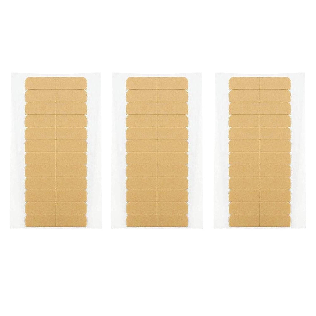 hair tape 5PCs Double Sided Adhesive Tapes Lace Front Support Tapes for Lace Wigs Brown 21.5 inches Women Adult Double Sided Lace Support Tape Style
