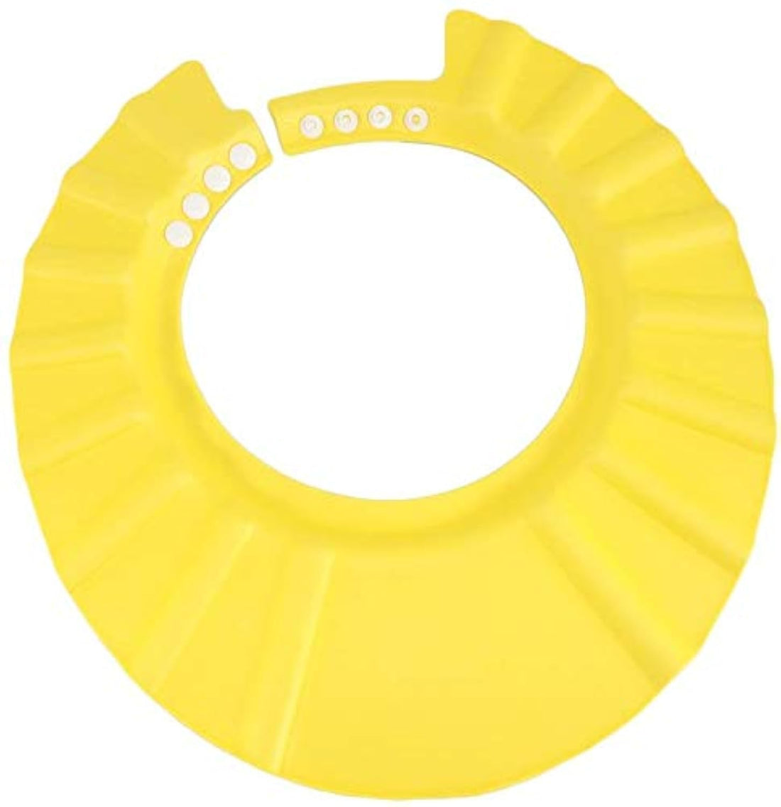 YaYa Safe Shampoo Shower Bathing Protection Bath Cap Soft Adjustable Visor Hat for Toddler, Baby, Kids, Children (Yellow)