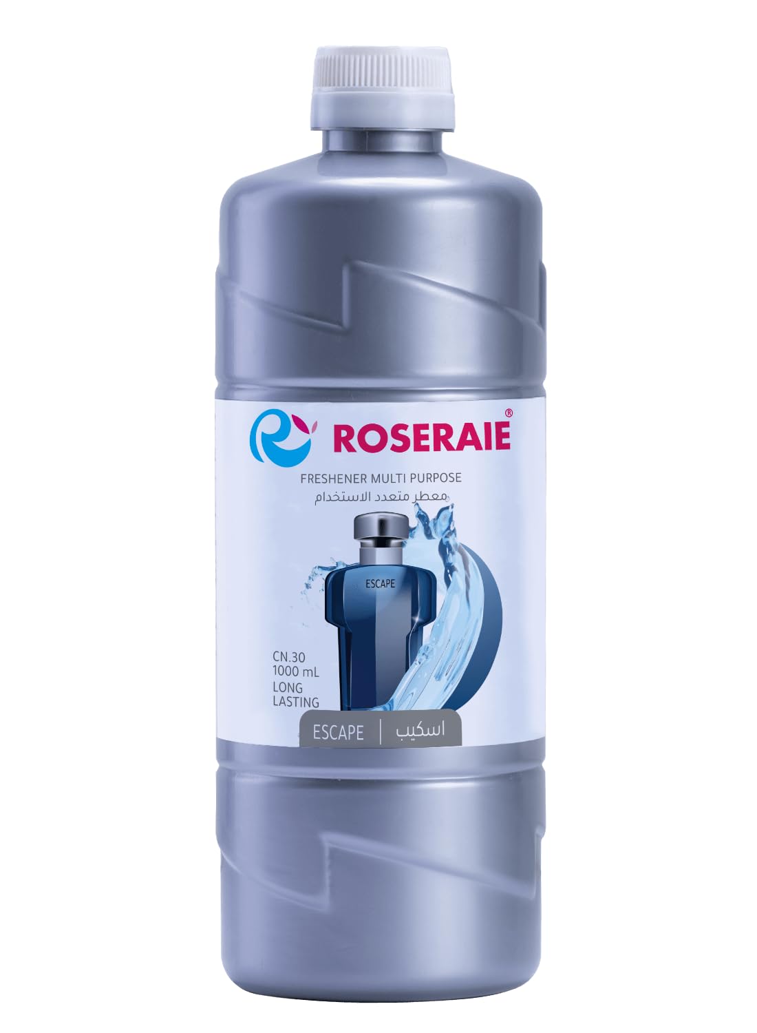 Roseraie Home Freshener Multi Purpose Silver CN30 Escape - 1000ml