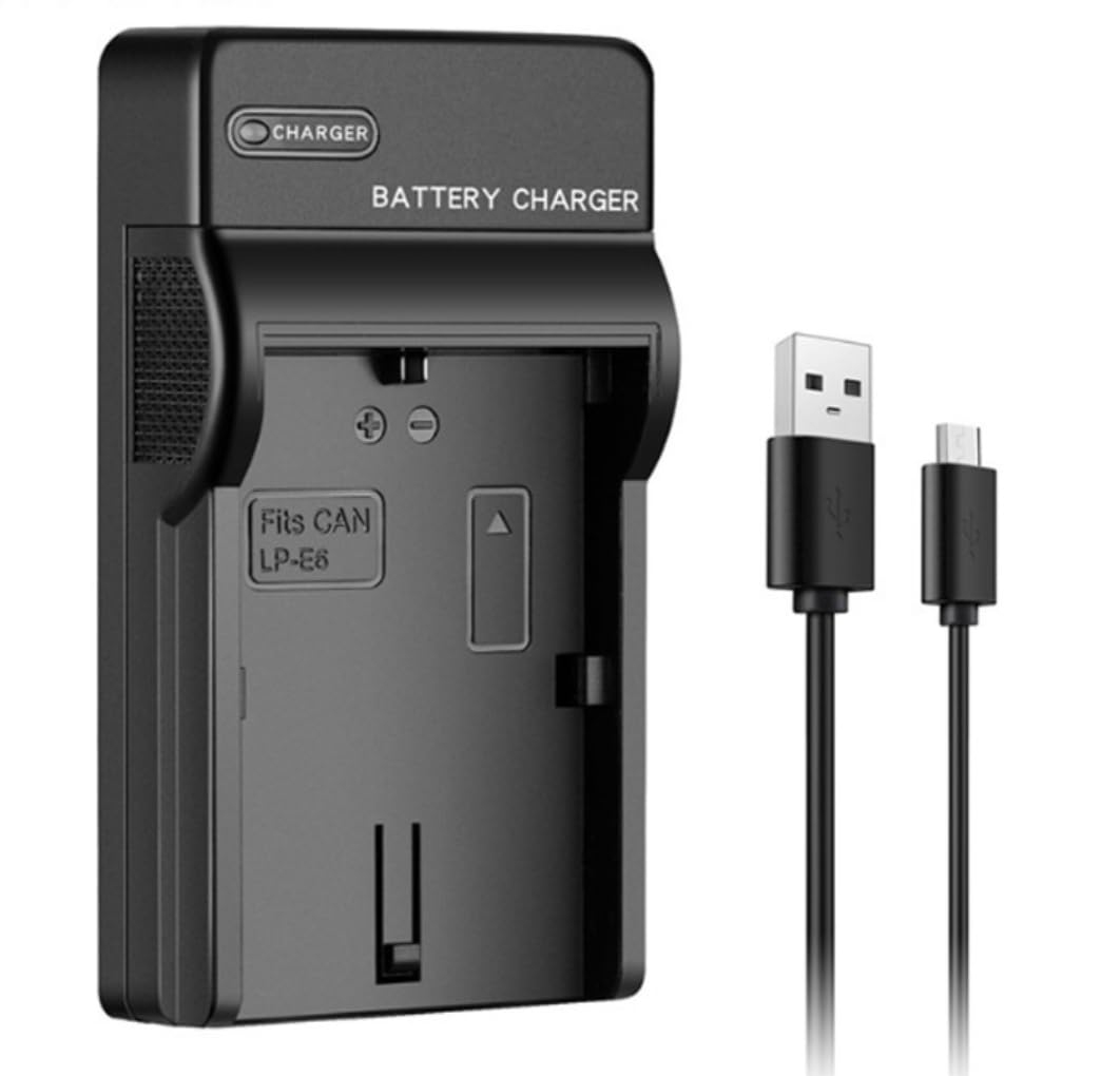 LP-E10 Battery Charger LC-E10 LC-E10C LC-E10E Compatible with Canon EOS Rebel T3, T5, T6, T7, EOS Kiss X50, X70, X80, X90, EOS 1100D, 1200D, 1300D, 1500D, 3000D(Not for T3i T5i T6i T6s T7i)