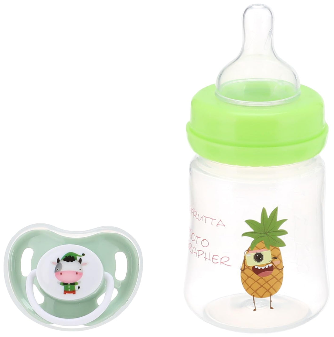 La frutta wide neck gift set 2 (wide neck bottle 150ml & orthodontic pacifier 0-6)
