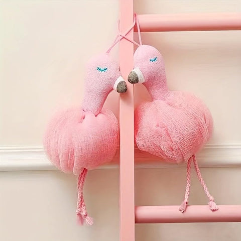 "Flamingo Bath Loofah: Soft Body Aesthetic in Style" - Generic